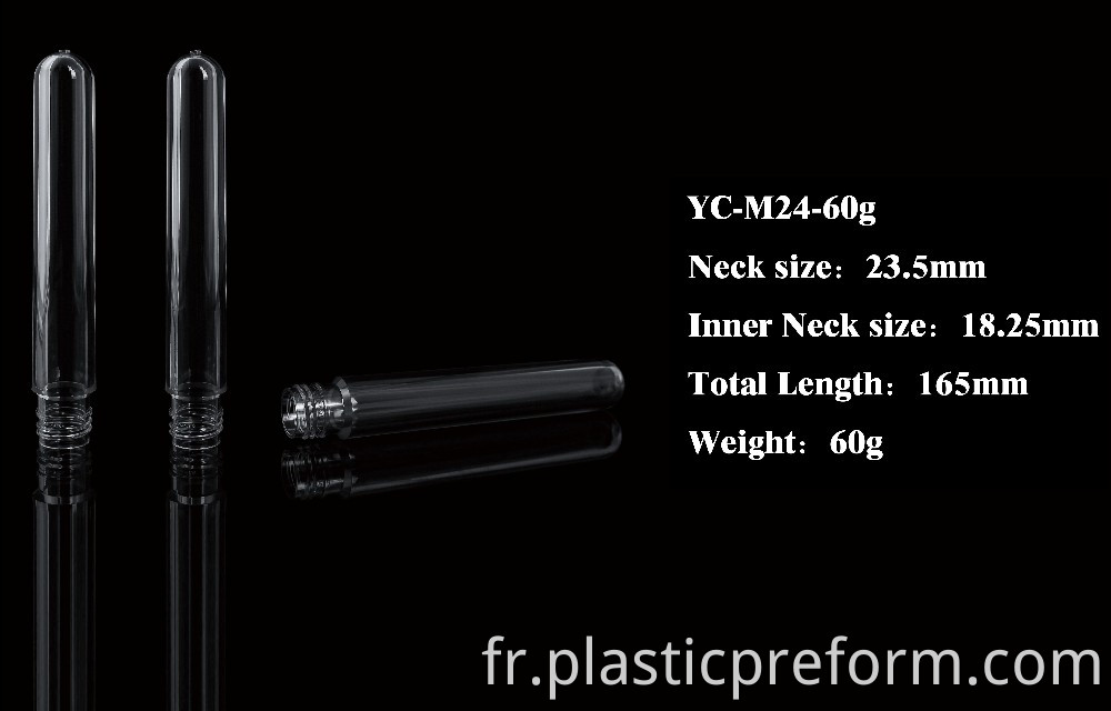 24mm 24/410 neck 60g PET preform